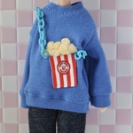 ①🍿バッグプルオーバー(💙チェーン)