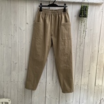 大きめサイズ☆裏起毛ストレッチ暖か楽ちんパンツ　