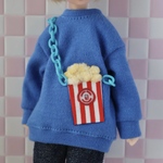 ④🍿バッグプルオーバー(💙チェーン)