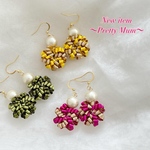 Prttey Mum(ピアス)(イヤリング変更可)