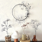 【受注制作】秋のリース　　ワイヤーアート　ワイヤークラフト 