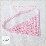 ドールサイズ ニットバブーシュカ  baby pink