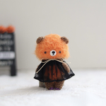 約8cm ハロウィンカラーの小さなあみぐるみ クマさん C