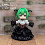 ＊オビツ11 ゴスロリドレスセット（黒） ドール服 ねんどろいどどーる＊