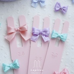 ピンクL3本セット・リボン結び棒 Lapinou（ラピヌー) 
