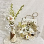 ホワイトクリスマスアレンジ2点セット