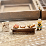 小さなくまさんの小さなお菓子屋さんの小さなフェーヴたち《la pâtisserie petit ours》（ミニチュア雑貨）