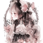 オリジナル人物ステッカー♡No.2848