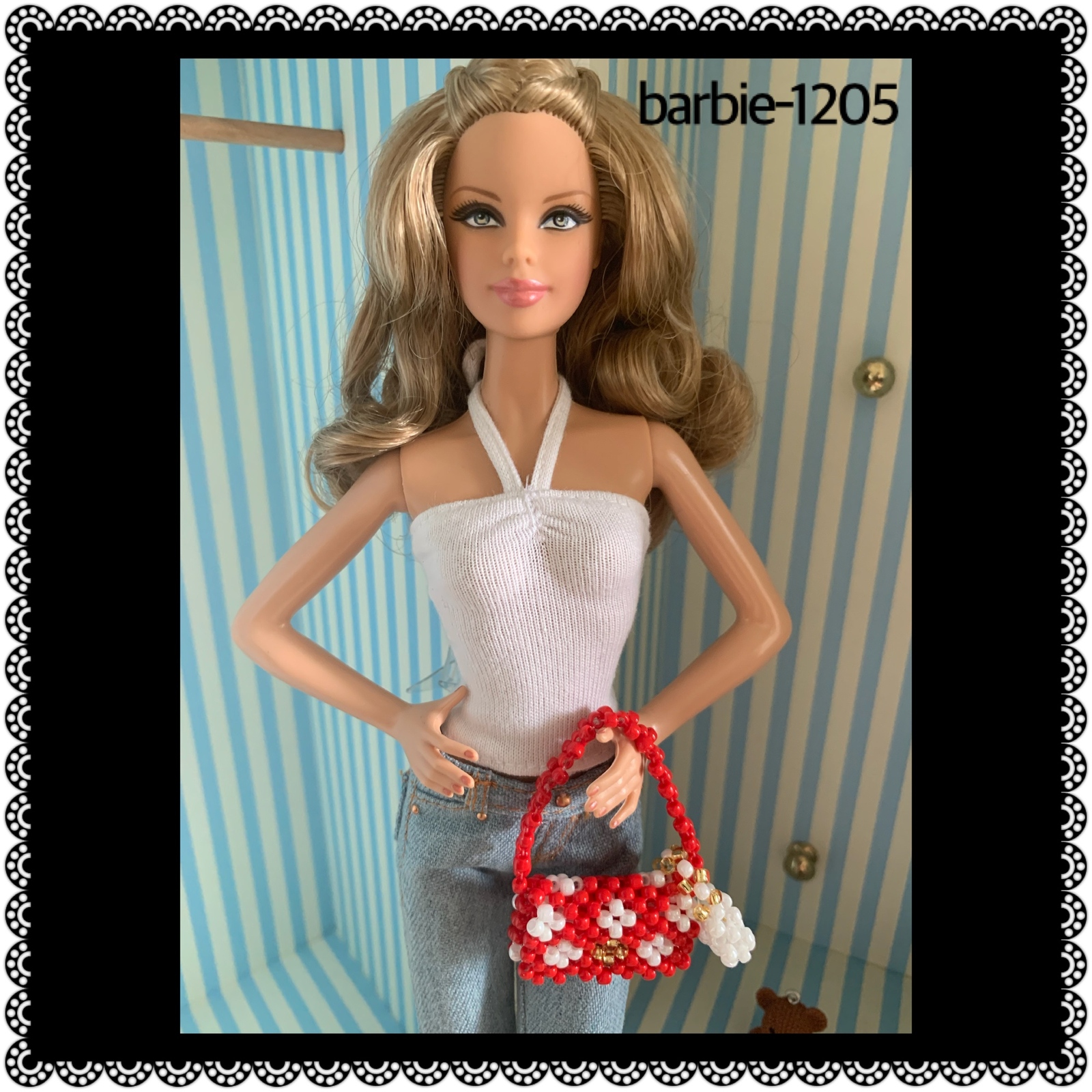 ガーランド（ヒョウ柄）・アイロンビーズ - BARBIE-1205'S GALLERY