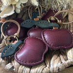 【再販】🍎コロンと可愛いりんごのレザーチャーム