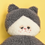 モコモコニャアさん　グレー