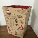 スイーツ柄のゴミ箱