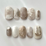brown×white  No.16【サイズオーダー専用】