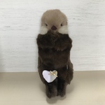 ラッコ赤ちゃんぬいぐるみ(小サイズ/ダークブラウン)