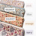 【各種一点もの】刺繍リボンペンケース/スリムポーチ