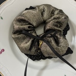 ハロウィン　こうもり　シュシュ