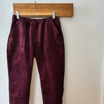 コーデュロイのテーパードパンツ＊ワイン【受注製作】