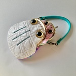 カエル　ケロがま親子deミニバック　♡ホワイト&ピンク♡