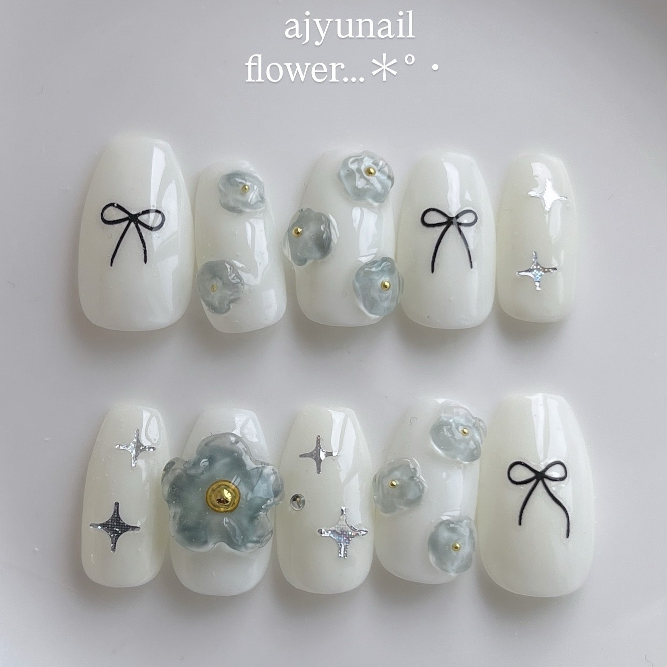 full order】フルオーダー/ネイルチップ/卒業式/成人式/結婚式