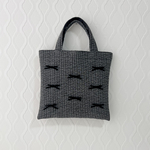 スクエアトート 《Gray》ヌビトートバッグ ♥ ヌビバッグ ♥ サブバッグ ♥