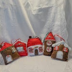 Little Red Village Set