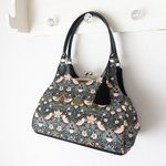 Rosalie いちご泥棒 がま口バッグ  ブラック