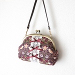 リボンレースポシェット いちご泥棒 レッド