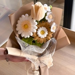 【花屋のモールフラワー】秋冬のブラウンブーケ💐