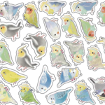 キーホルダー【60種類以上選べるインコちゃん】