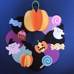 ハロウィンリース製作キット（9セット入り）