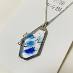 琉球ガラスの三色ネックレス