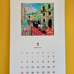 2026年 MARIKO IRIE 【壁掛け】カレンダー  〜彩りのヨーロッパ旅〜
