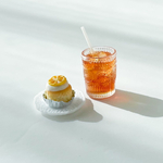 ミニチュアスイーツ&ドリンクセット（レモンケーキとアイスティー）