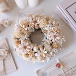 雪降る森のクリスマスリース〜ラウンドリース②　　　　　　　　　　　　　　　　　　　　　　