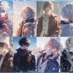 【１０月受注販売品】デザインペーパー　COOL MEN WINTER CS  コラージュシート