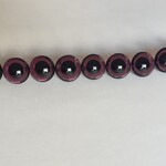 イングリッシュ グラスアイ　アメジスト 11mm 5ペア