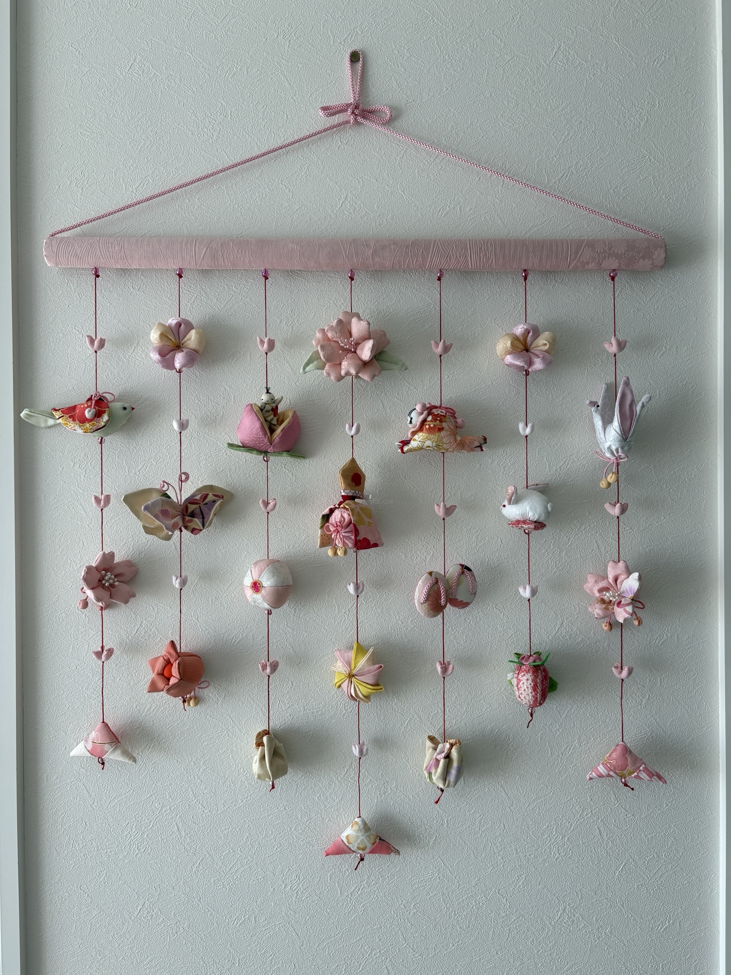 つるし雛No.123・壁掛けタイプ・桃の節句・ひな祭り・つるし飾り・さげ
