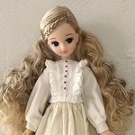 ドール服　フリルブラウス　単品　リカちゃん　ブライス　