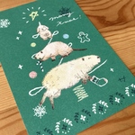 どうぶつたちのクリスマス＊ポストカードセット