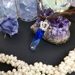 蒼の結晶　ネックレス