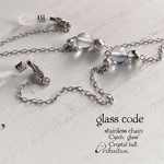  glass code  ステンレス製　チェコビーズラウンド