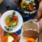sale❗️😆💓再販売なし 🌈ミニチュア  ドールハウス カフェ 料理 ランチ パン ミニチュアフード