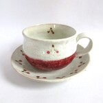 巌陶房 さくらんぼのコーヒーカップ＊新柄！