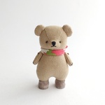6.6cm/オーバルさん(くま/ベージュ)