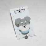 可愛いく揺らめく✨シュナウザーのブローチ