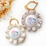 つわり中の気分をあげる♡ マタニティマーク お守り マタニティロゼット 両面マタニティマーク マタニティキーホルダー　またにてぃ　妊婦マーク　赤ちゃん　母子手帳　妊活　プレゼント　防水　