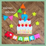 専用　数字ろうそく追加と汽車名前ガーランド　大きなケーキ バースデーガーランド 誕生日飾り 数字ろうそく バースデーケーキ　バースデー飾り付け　ハーフバースデー