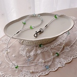 ♡再販♡ うさぎ用ビーズリード　チューリップ🌷　ブルー🩵