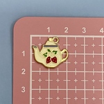 苺モチーフのティーポットチャーム