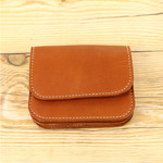コンパクト 財布 BROWN 栃木レザー 本革